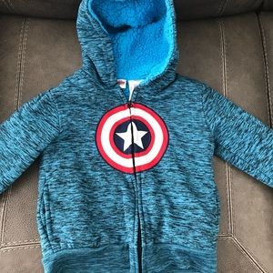 Marvel Boys Jacket Captain America size 4T